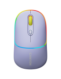 Bluetooth мишка Canyon MW-22, 2 in 1 , 4 бутона, DPI 800/1200/1600, BT/ 2.4GHz, 650mAh Li-poly батерия, RGB backlight, Mountain lavender - CNS-CMSW22ML