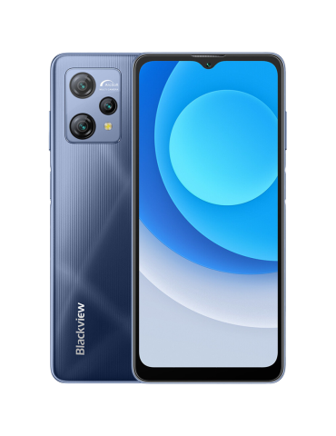 Смартфон Blackview A53 Pro 4GB/64GB, 6.5" HD+ 720x1600 IPS, Octa-core, 8MP Front/12MP Back Camera, Battery 5080mAh, Type-C, Android 12, Fingerprint, Dual SIM, SD card slot, Blue - BVA53_PRO-BL