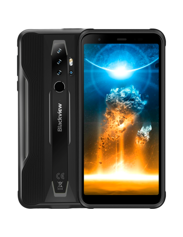Смартфон Blackview Rugged BV6300 Pro 6GB/128GB, 5.7" 1080x2408 IPS LCD, Octa-core, 16MP Front/8MP+2MP+0.3MP, Battery 4380mAh, Type-C, Android 10, Fingerprint, Dual SIM, SD card slot, 18W wired charging/ 10w wireless, MIL-STD-810G, Bl - BV6300_PRO-B
