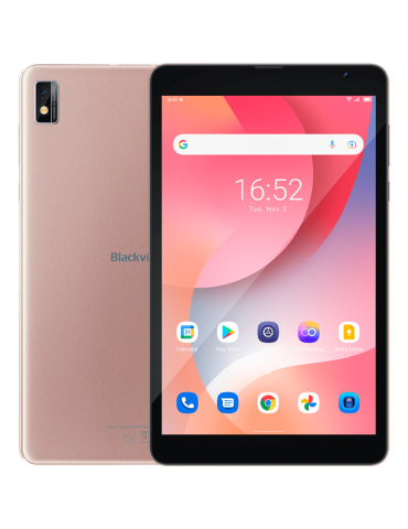 Таблет Blackview Tab 6 LTE+WiFi 3GB/32GB, 8" HD+ 800x1280 IPS, Quad-core, 2MP Front/5MP Back Camera, Battery 5580mAh, Type-C, Android 11, Dual SIM, SD card slot, Gold - BVTAB6-GD