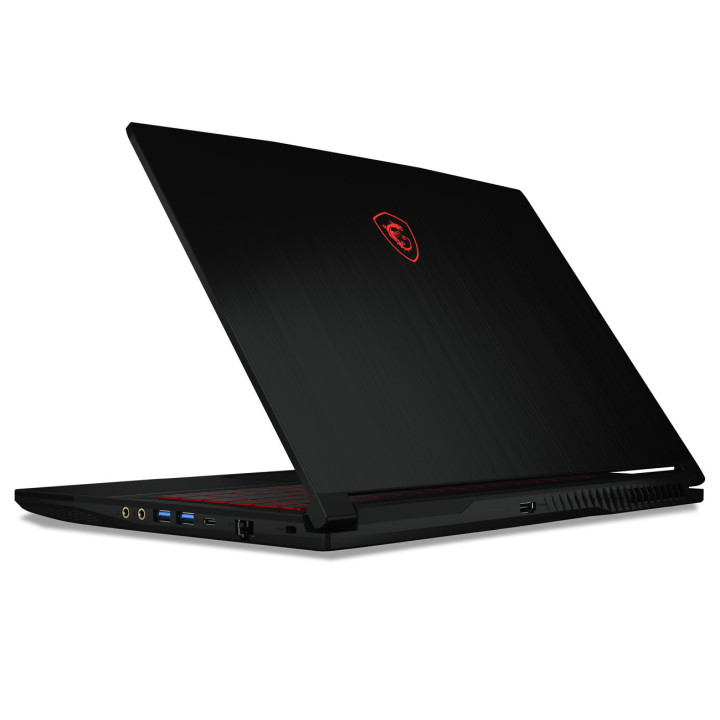 Лаптоп MSI Thin GF63 12VF, Intel i7-12650H, 15.6" FHD AG, 144Hz, IPS, 16GB RAM, 512GB SSD, RTX 4060 8GB GDDR6, Red Backlit KBD, Black - 9S7-16R821-639