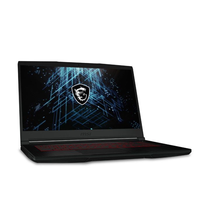 Лаптоп MSI Thin GF63 12VF, Intel i7-12650H, 15.6" FHD AG, 144Hz, IPS, 16GB RAM, 512GB SSD, RTX 4060 8GB GDDR6, Red Backlit KBD, Black - 9S7-16R821-639