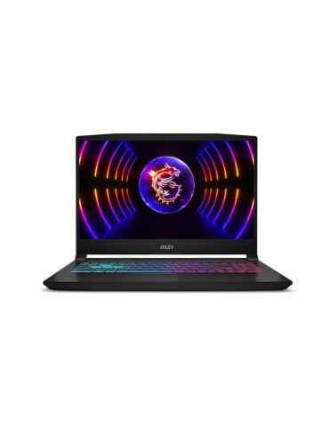 Лаптоп MSI Katana 15 B13VGK, i7-13700H, 15.6" FHD IPS, 144Hz, 16GB DDR5 RAM, 1TB SSD, RTX 4070 8GB GDDR6, RGB KBD 99 key 4 zone, Black, NO OS - 9S7-158571-1491