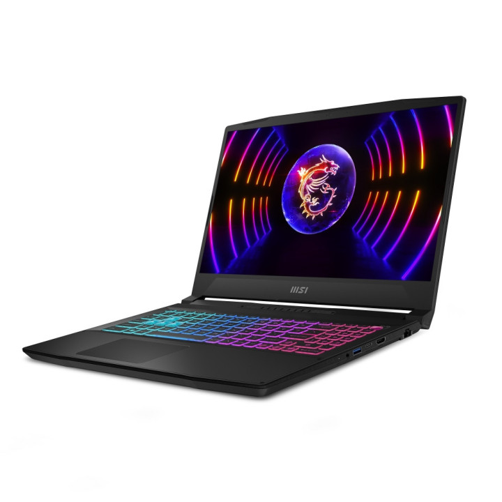 Лаптоп MSI Katana 15 B13VGK, i7-13700H, 15.6" FHD IPS, 144Hz, 16GB DDR5 RAM, 1TB SSD, RTX 4070 8GB GDDR6, RGB KBD 99 key 4 zone, Black, NO OS - 9S7-158571-1491