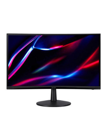 Монитори Acer Nitro ED240QS3bmiipx, 23.6" Curved 1500R, VA, AG, FHD, ZeroFrame, FreeSync Premium, 180Hz, 1ms, DP, HDMI, HDR ready, 2Wx2, Acer Display Widget, Black - UM.UE0EE.301