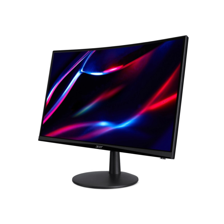 Монитори Acer Nitro ED240QS3bmiipx, 23.6" Curved 1500R, VA, AG, FHD, ZeroFrame, FreeSync Premium, 180Hz, 1ms, DP, HDMI, HDR ready, 2Wx2, Acer Display Widget, Black - UM.UE0EE.301