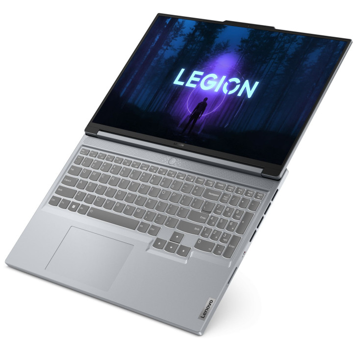 Лаптоп LENOVO Legion Slim 5, Intel Core i5-13500H, 16" WQXGA AG 350N 165Hz, 16GB DDR5 RAM, 1TB SSD. NVMe RTX 4060 8GB, DOS, Misty Grey - 82YA001SBM