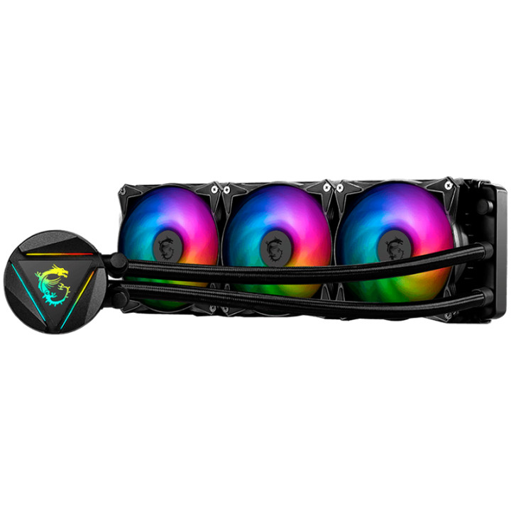 Водно охлаждане за процесор MSI MAG CORELIQUID 360R V2 WHITE Liquid Cooler, 3x 120mm ARGB 2000rpm PWM Fans, Intel LGA 1700 AMD AM5