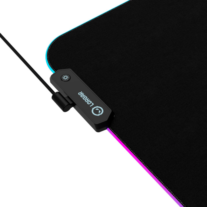 Геймърски пад Lorgar Steller 913, High-speed surface, anti-slip rubber base, RGB backlight, USB connection, Lorgar WP Gameware support, size: 360mm x 300mm x 3mm - LRG-GMP913