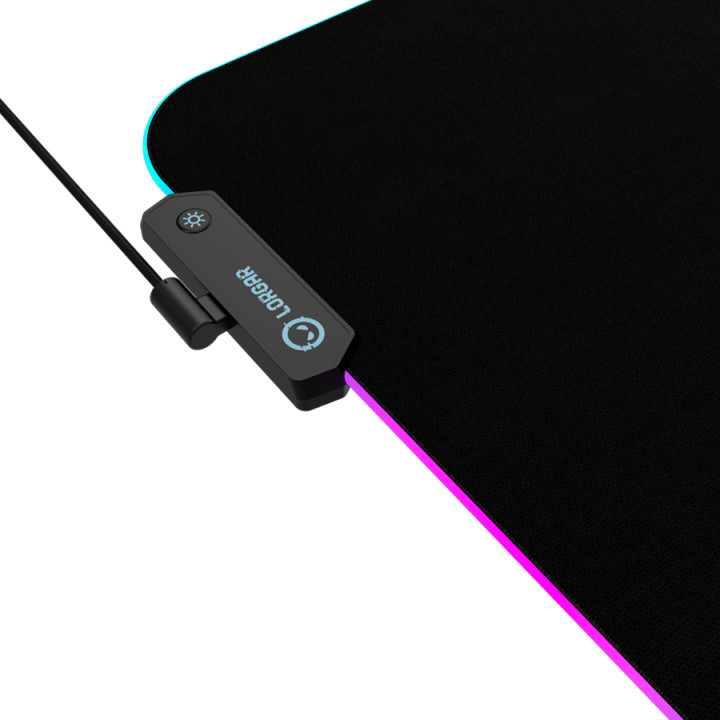 Геймърски пад Lorgar Steller 919, High-speed surface, anti-slip rubber base, RGB backlight, USB connection, Lorgar WP Gameware support, size: 900mm x 360mm x 3mm - LRG-GMP919