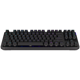 Геймърска клавиатура Endorfy Thock TKL Wireless Red Gaming Keyboard, Kailh Box Red Mechanical Switches, Double Shot PBT Keycaps, ARGB, Hot-swappable switches, Connections: BT/2.4GHz/USB - EY5A080