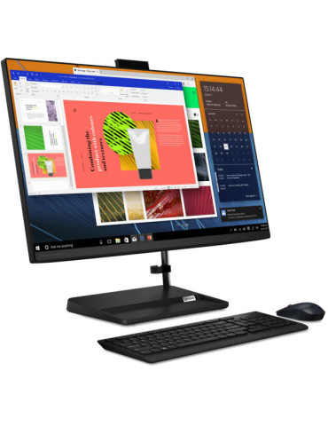 All in One компютър Lenovo IdeaCentre AIO 3 24ALC6, AMD Ryzen 3 5300U, 23.8" FHD IPS, 8GB RAM, 256GB SSD, 2x USB 3.0, No OS - F0G1003NRI