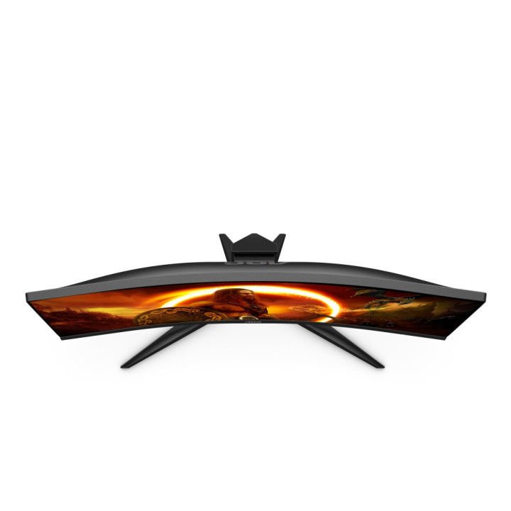 Монитор AOC C27G2E/BK, 27" Curved 1500R VA WLED, 1920x1080, 165Hz, 4ms GtG, 1ms MPRT, 250cd m/2, 4000:1, DCR 80M:1, Adaptive Sync, FlickerFree, Low Blue Light, Tilt, D-SUB, 2xHDMI, DP