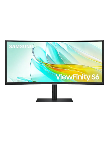 Монитор Samsung 34A652 , 34" VA LED, Curved 1000R, 100 Hz, 5 ms GTG, 3440x1440, 350 cd/m2, USB Type C, DP 1.2, HDMI 2.0, 3xUSB 3.0, USB-C, Black - LS34C652UAUXEN