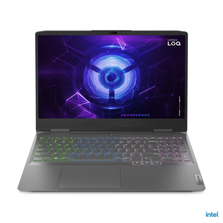 Лаптоп Lenovo LOQ 15IRH8, Intel i7-13620H, 15.60" FHD IPS 350nits AG, 45% NTSC, 144Hz, G-SYNC, 16GB RAM, 512GB SSD, NVIDIA GeForce RTX 4050 6GB GDDR6  - 82XV002VBM