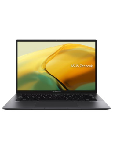 Лаптоп Asus Zenbook UM3402YAR-KP731W, AMD Ryzen 7 7730U, 14" WQXGA 16:10, 16GB RAM, 1TB SSD, Num Pad, Win 11, Jade Black - 90NB0W95-M00ZL0
