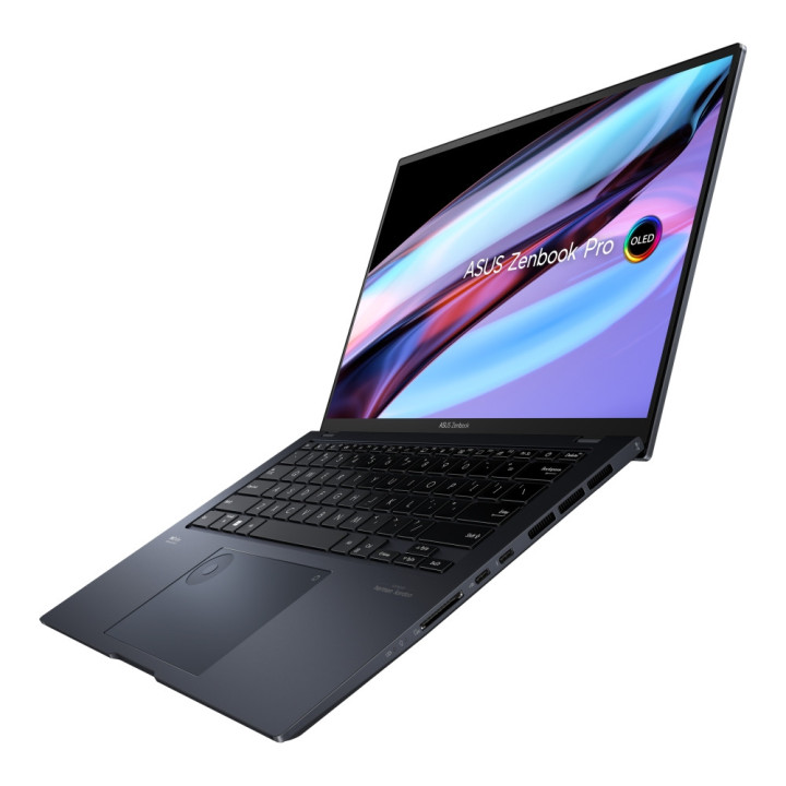 Лаптоп Asus Zenbook Pro OLED UX6404VV-OLED-P941X, Intel I9-13900H, 14.5" OLED WQXGA+ 16:10, 32GB DDR5 RAM, 1TB SSD, RTX 4060 8GB GDDR6, DIALPAD, Win11 Pro, Bag, Tech Black - 90NB11J1-M00350