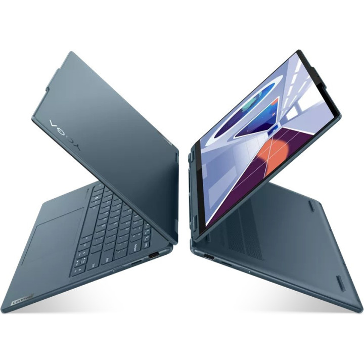 Лаптоп Lenovo Yoga 7, Intel i5-1340P, 14 '' WUXGA OLED 400nits Glossy, 100% DCI-P3, TUV Low Blue Light, Glass, 10-point Multi-touch, 16GB RAM, 512GB SSD, Win 11 Home - 82YL0030BM