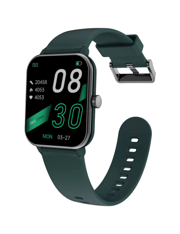 Смарт часовник Blackview R3Max, 1.69" HD LCD 240x280, 230mAh Battery, 24-hour SpO2 Detection + Heart Rate Monitoring, Calls and SMS notification, Green - BVR3MAX-GR