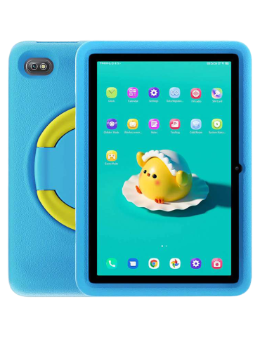 Таблет Blackview Tab A7 Kids WiFi 3GB/64GB, 10.1" HD+ 800x1280 IPS, Quad-core, 2MP Front/5MP Back Camera, Battery 6580mAh, Type-C, Android 12, SD card slot, EVA case, Blue - BVTABA7_KIDS-BL