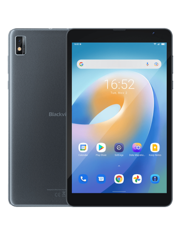Таблет Blackview Tab 6 LTE+WiFi 3GB/32GB, 8" HD+ 800x1280 IPS, Quad-core, 2MP Front/5MP Back Camera, Battery 5580mAh, Type-C, Android 11, Dual SIM, SD card slot, Grey - BVTAB6-G