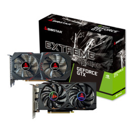 Видео карта BIOSTAR GeForce GTX 1660 TI, 6GB, GDDR6, 192 bit, DVI, DP, HDMI - VN1666TF69