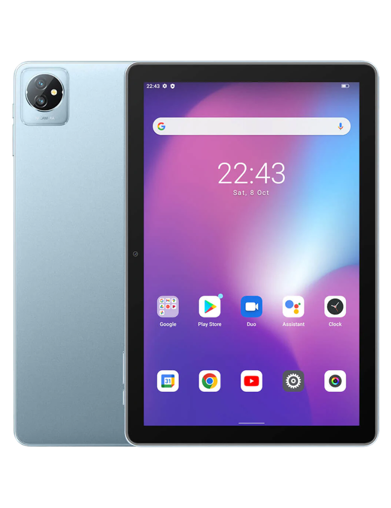 Таблет Blackview Tab 7 WiFi 3GB/64GB, 10.1" HD+ 800x1280 IPS, Quad-core, 2MP Front/5MP Back Camera, Battery 6580mAh, Type-C, Android 12, SD card slot, Blue - BVTAB7_WIFI-BL