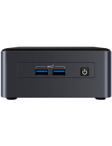 Мини компютър Intel NUC 11 Pro Kit NUC11TNHi3, EU cord, i3 Processor with UHD graphics, dual M.2 slot, 2.5" SATA slot, 2xHDMI, 2x Thunderbolt 4 (USB-C+DP) - BNUC11TNHI30002