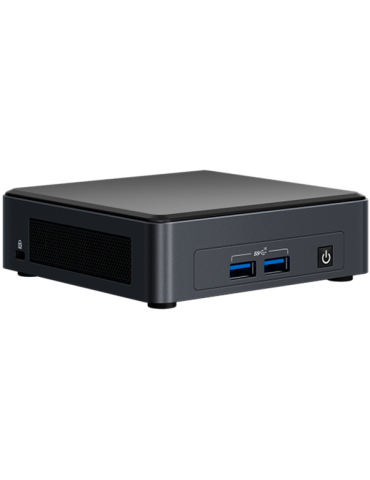 Мини компютър Intel NUC 11 Pro Kit NUC11TNKi5, EU cord, i5 Processor with Irix Xe graphics, dual M.2 slot, 2xHDMI, 2x Thunderbolt 4 (USB-C+DP) - BNUC11TNKI50002