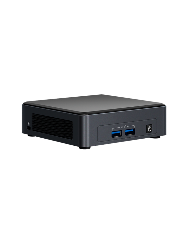 Мини компютър Intel NUC 11 Pro Kit NUC11TNKi5, EU cord, i5 Processor with Irix Xe graphics, dual M.2 slot, 2xHDMI, 2x Thunderbolt 4 (USB-C+DP) - BNUC11TNKI50002