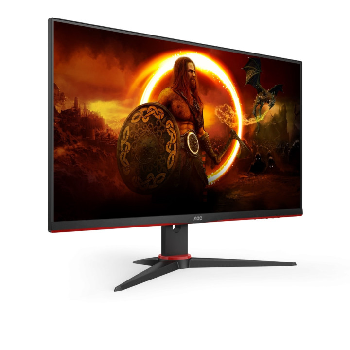 Монитор AOC 24G2SPAE/BK, 23.8" IPS WLED, 1920x1080 165Hz, 4ms GtG, 1ms MPRT, DCR 80M:1, AdaptiveSync, Low Blue Mode, 2Wx2, Tilt, D-SUB, HDMI, DP