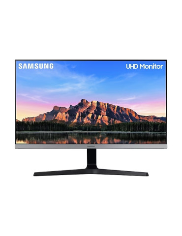 Монитор Samsung U28R550, 28" IPS, 60Hz, 4 ms, 16:9 3840 x 2160, HDR10, Mega DCR, FreeSync, Eco Saving Plus, Eye Saver, Game Mode, HDMI, DP, Headphone Jack, Dark Blue Gray - LU28R550UQPXEN