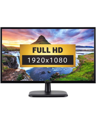 Монитор Aopen powered by Acer 24CL1Ybi, 23.8'' 16:9, IPS FHD LED, 75Hz FreeSync, VGA, HDMI, BluelightShield,Vesa, Black - UM.QE1EE.006
