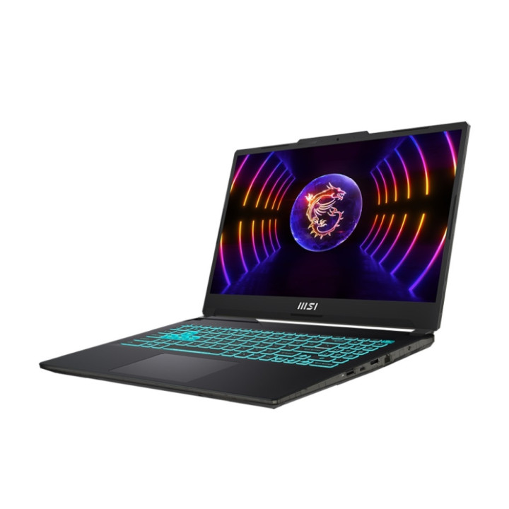 Лаптоп MSI Cyborg 15 A12VE, Intel i5-12450H, 15.6" FHD 144Hz IPS, 16GB DDR5 RAM, 512GB SSD Single Backlit Keyboard (Blue), Nvidia RTX 4050 GDDR6 6GB, No O - 9S7-15K111-026