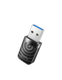 Безжичен нано адаптер Cudy WU1300S, USB 3.0, 2.4/5 Ghz, Вградена антена 2dBi