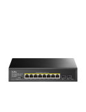 Суич Cudy GS1008PS2, L2, 8 x Gigabit Ethernet PoE ports, 2 x SFP, 128MB RAM