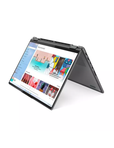 Лаптоп Lenovo Yoga 7 14, AMD Ryzen 7 6800U, 14 '' 2.2K ,IPS 300nits Glossy, 100% sRGB, TÜV Low Blue Light, Dolby Vision, Glass, Touch, 16GB RAM, 512GB SSD, AMD Radeon 680M, Win 11 Home - 82QF001PRM