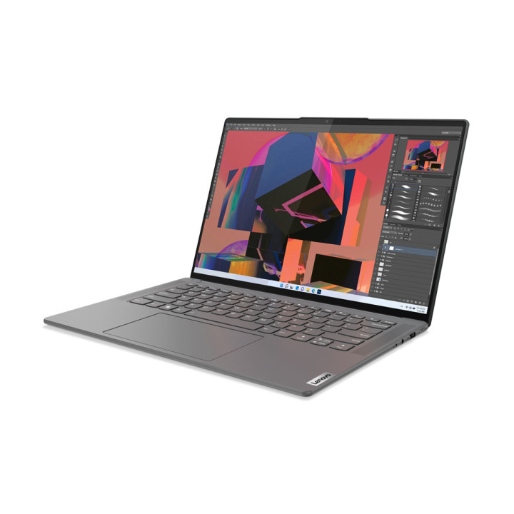 Лаптоп Lenovo Yoga SLIM 7 PROX, AMD Ryzen 7 6800HS, 14.50 '' 3K, IPS 400nits AG, 120Hz, 100% sRGB, TÜV Low Blue Light, Eyesafe, Dolby Vision, 16GB RAM, 1TB SSD, AMD Radeon 680M, Win 11 Home - 82TL000VBM