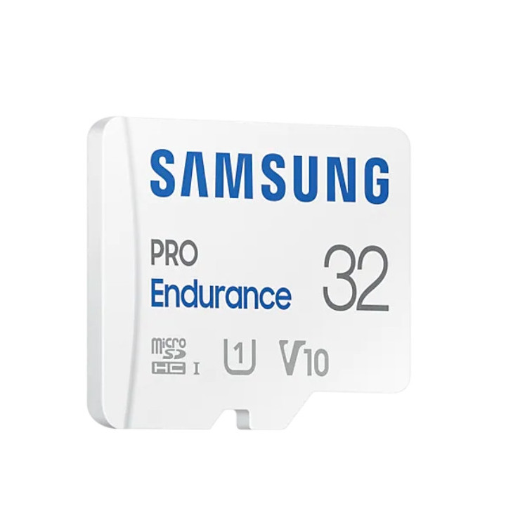 SD карта Samsung 32GB micro SD PRO Endurance, Adapter, Class10, Waterproof, Magnet-proof, Temperature-proof, X-ray-proof, Read 100 MB/s - Write 30 MB/s - MB-MJ32KA/EU
