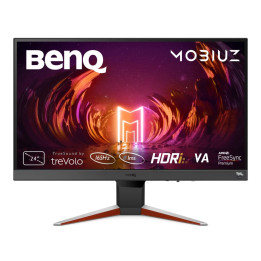 Монитор BenQ MOBIUZ EX240N 23.8" VA, FHD FHD, 1ms 165Hz, 250 cd/m2, FreeSync Premium, HDMI 2.0, DP, HDRi, B.I.+, 2x 2.5W, Silver - 9H.LL6LB.QBE