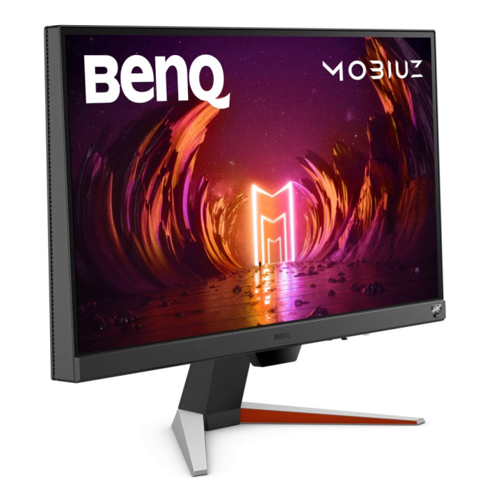 Монитор BenQ MOBIUZ EX240N 23.8" VA, FHD FHD, 1ms 165Hz, 250 cd/m2, FreeSync Premium, HDMI 2.0, DP, HDRi, B.I.+, 2x 2.5W, Silver - 9H.LL6LB.QBE