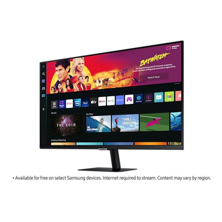 Монитор Samsung 32BM700 32" VA LED, SMART, 60Hz, 4 ms GTG, 3840x2160, HDR 10, Eye Saver, Auto Source Switch+, USB-C, 3xUSB 2.0, 2xHDMI 1.4, Wi-Fi 5, BT 4.2, Speakers, Black - LS32BM700UUXEN