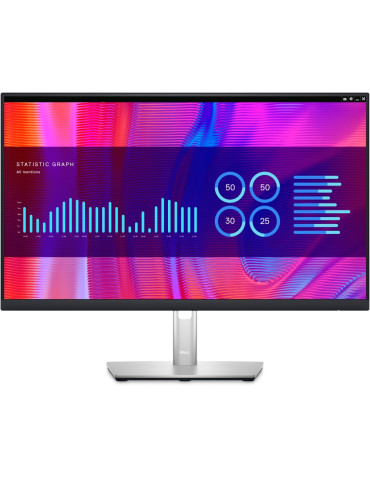 Монитор Dell P2423DE, 23.8" Wide LED AG IPS Panel, 5ms, 2560x1440, 99% Srgb, HDMI, DP, USB-C hub, USB 3.2 Gen 1, RJ-45, ComfortView, Black - P2423DE