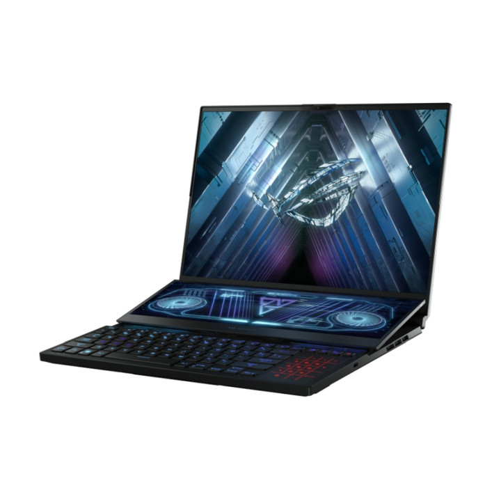 Лаптоп Asus ROG ZEPHYRUS DUO 16 GX650RW-LO129X, AMD Ryzen 9 6900HX, 16 '' QHD+ 16:10 WQXGA Mini LED, 32GB RAM, 1TB SSD, NVIDIA GeForce RTX 3070 Ti 8GB GDDR6, Win 11 Pro - 90NR0931-M007K0