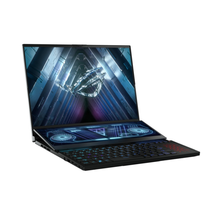 Лаптоп Asus ROG ZEPHYRUS DUO 16 GX650RW-LO129X, AMD Ryzen 9 6900HX, 16 '' QHD+ 16:10 WQXGA Mini LED, 32GB RAM, 1TB SSD, NVIDIA GeForce RTX 3070 Ti 8GB GDDR6, Win 11 Pro - 90NR0931-M007K0