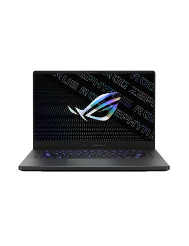 Лаптоп Asus ROG Zephyrus G15 GA503RM-HB150W, AMD Ryzen 7 6800HS, 15.6" UHD (3840x2160) 16:9 120Hz, 16GB DDR5 RAM,1TB SSD, NVIDIA GeForce RTX 3060 GDDR6 6GB, Illum. Kbd, Win 11, Eclipse Gray - 90NR0812-M009U0