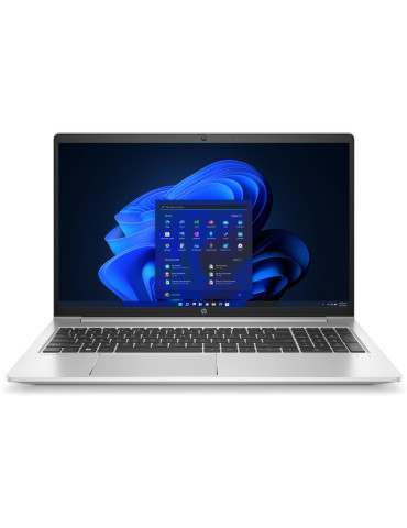 Лаптоп HP ProBook 450 G9, Intel i7-1255U, 15.6" FHD UWVA AG, 16GB RAM, 512GB SSD, NVIDIA GeForce MX570A 2GB GDDR6, FPR, Backlit Kbd, Free DOS - 6S6Y8EA