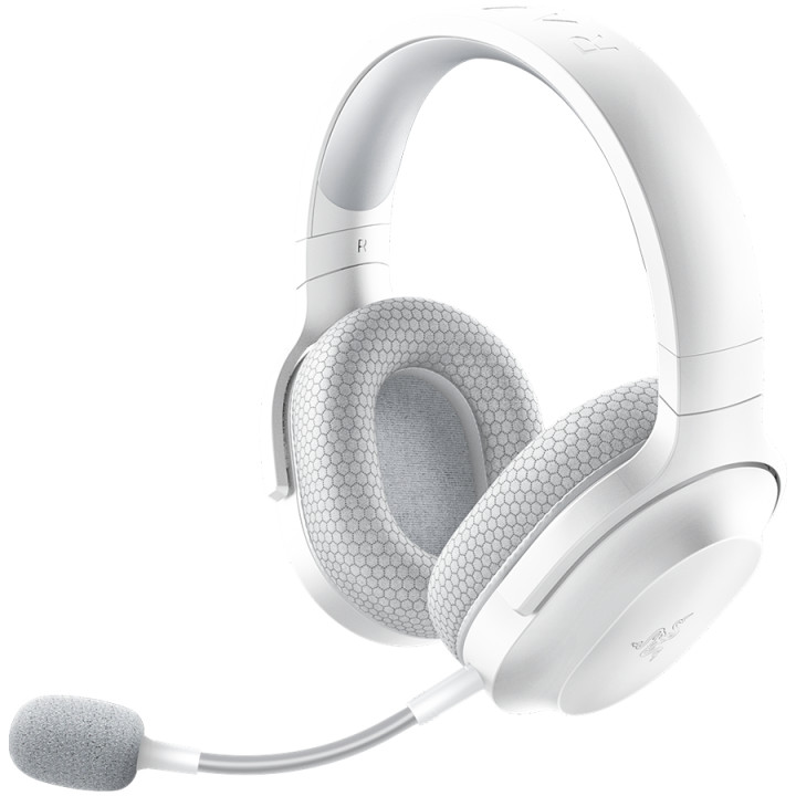 Безжични геймърски слушалки Razer Barracuda X Mercury White, 7.1 audio, 50hrs, Dual Wireless, Type-C, PC, PS, MD, Ad, iOs - RZ04-04430200-R3M1