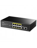 Суич Cudy FS1010PG, 8 портов, 10/100, PoE  Switch 120W, 2 x Uplink порта