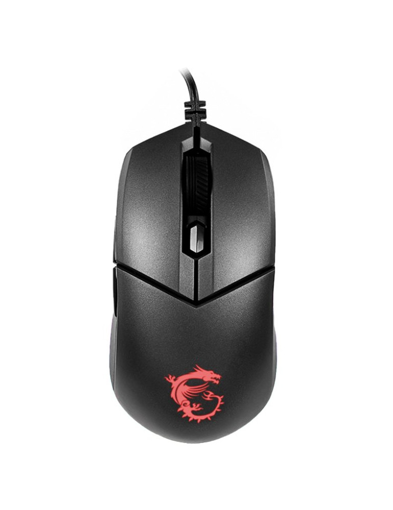 Геймърска мишка MSI CLUTCH GM11 Gaming Mouse, 89g, PixArt PMW-3325 Optical Sensor, 5000 DPI, RGB, OMRON Swtiches Rated for 10 Million Clicks, 6 Programmable Buttons